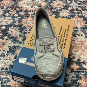 Skechers on the go IDEAL effortless shoes qvc new gray